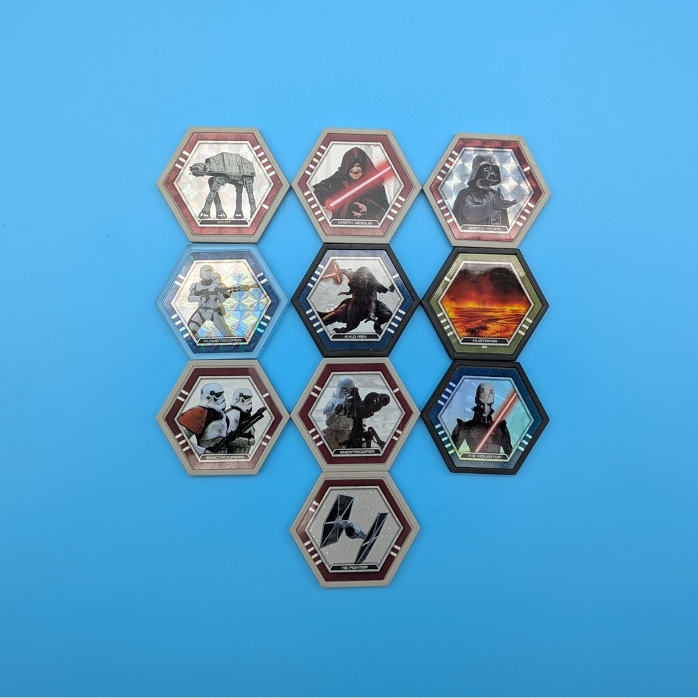 Star Wars Connexions 10 Disc Lot - Kylo Ren, Darth Vader, The Inquisitor